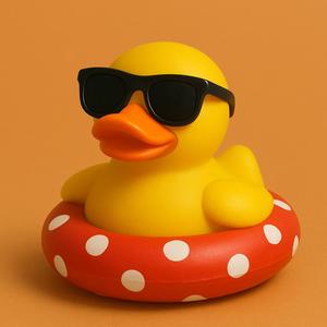 Duck in Floatie