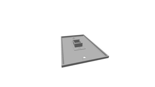 Ethernet Keystone wall plate.stl
