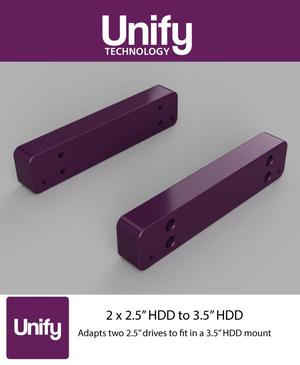 2 x 2.5" HDD to 3.5" HDD Mount