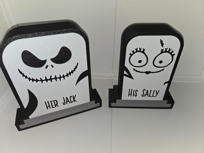 Jack and Sally Lightboxes