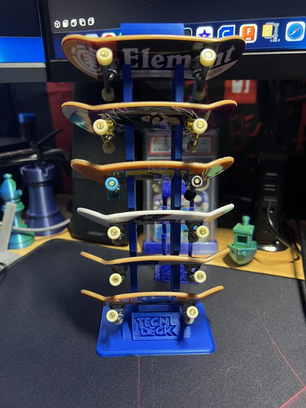 [REMIX] 6 Tier Tech Deck Finger Board Display Stand | Fits All Tech Deck Sizes