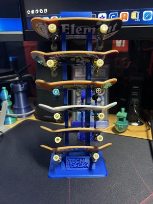 [REMIX] 6 Tier Tech Deck Finger Board Display Stand | Fits All Tech Deck Sizes