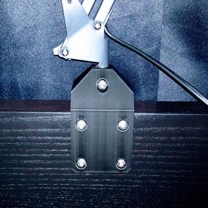 Lamp mount for Malm headboard and Tertial desk lamp
