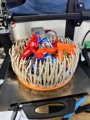 Handy Halloween Candy Bowl