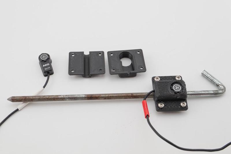 AKGC411 Contact Microphone Peg Attachment