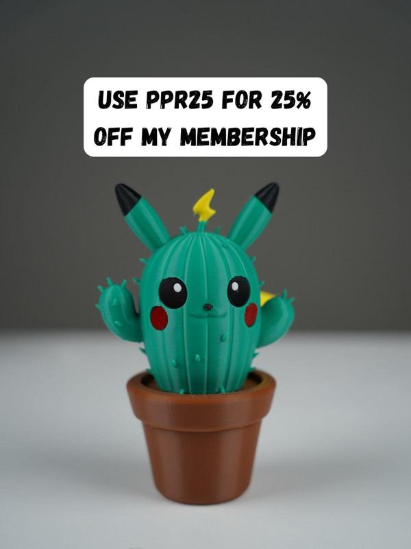 Pikachu cactus 