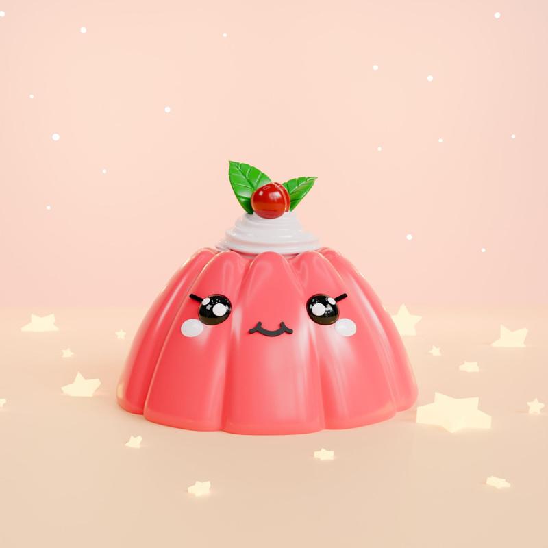 Kawaii Crimson Sienna Jelly