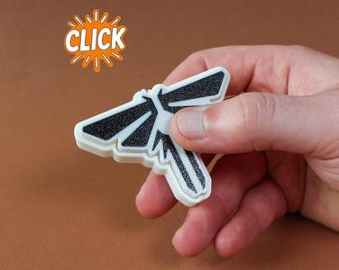 Logo Fireflies Fidget Clicker - Keychain