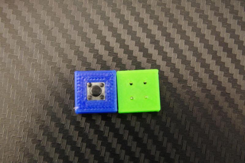 6mm Button Switch Housing with Bottom Holes