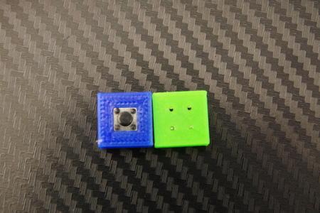 6mm Button Switch Housing with Bottom Holes
