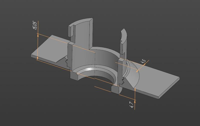 Parking sensor mount
