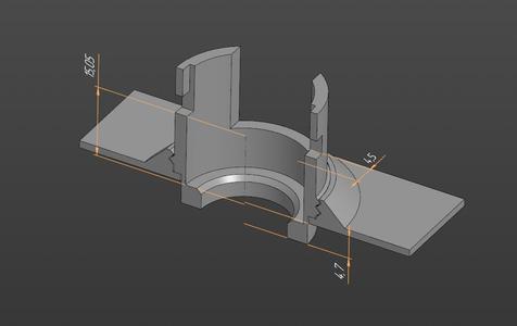 Parking sensor mount