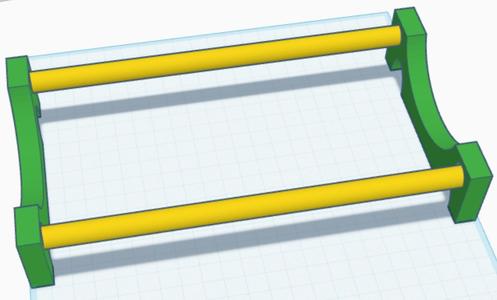 Practical Filament Storage Holder with Metal Rods