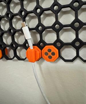 Multiboard magnetic cable mount