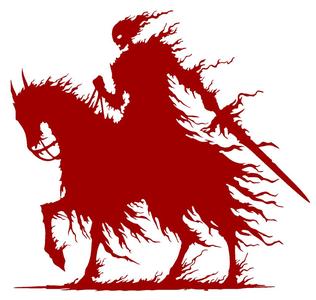 2D Flaming Horseman
