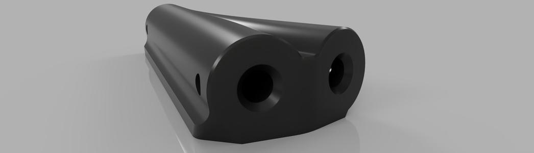 Filament Splitter for bare bowden with M3 bolt friction lock