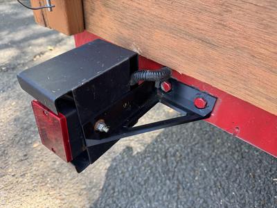 Harbor Freight - 4x8 Utility Trailer - Tail Light Brackets