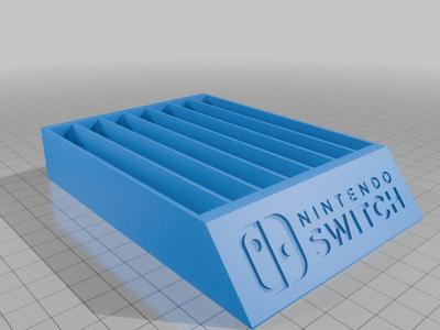 Nintendo Switch Game Case Holder for 100mmx100mm build plates