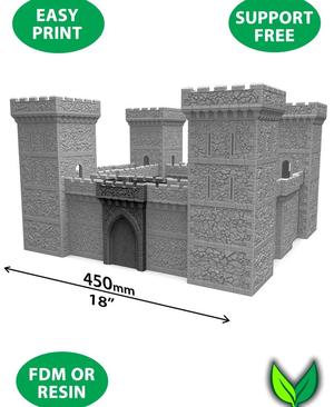 Modular Medieval Castle GATEHOUSE – 28mm Wargaming Terrain