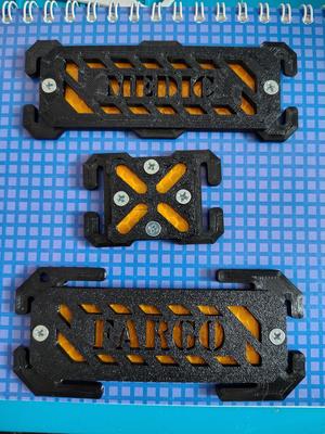 MOLLE name tags