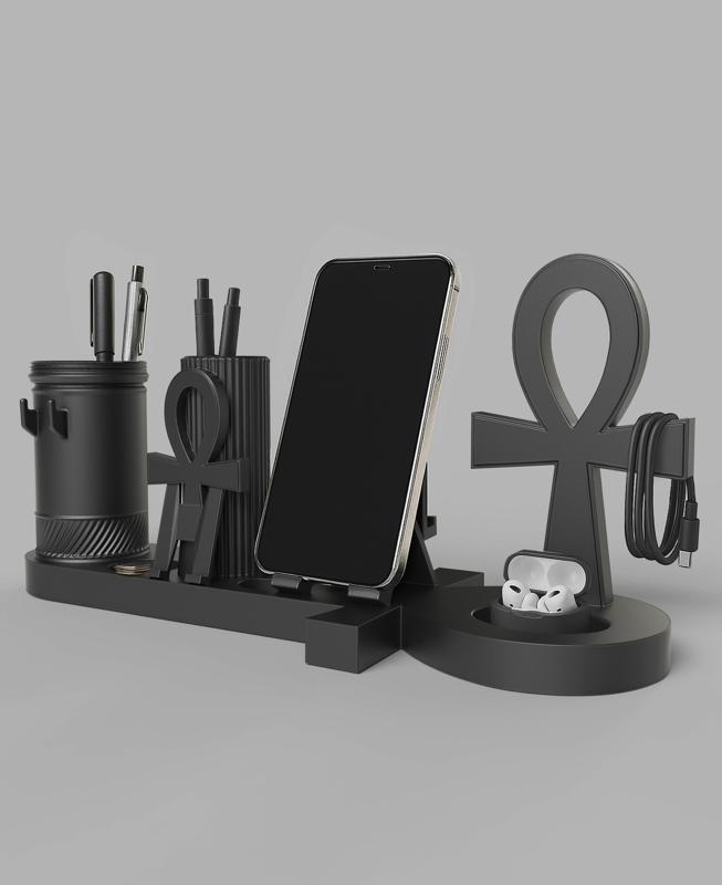 Ankh Desk Organizer Egyptian Setup