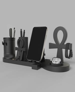 Ankh Desk Organizer Egyptian Setup