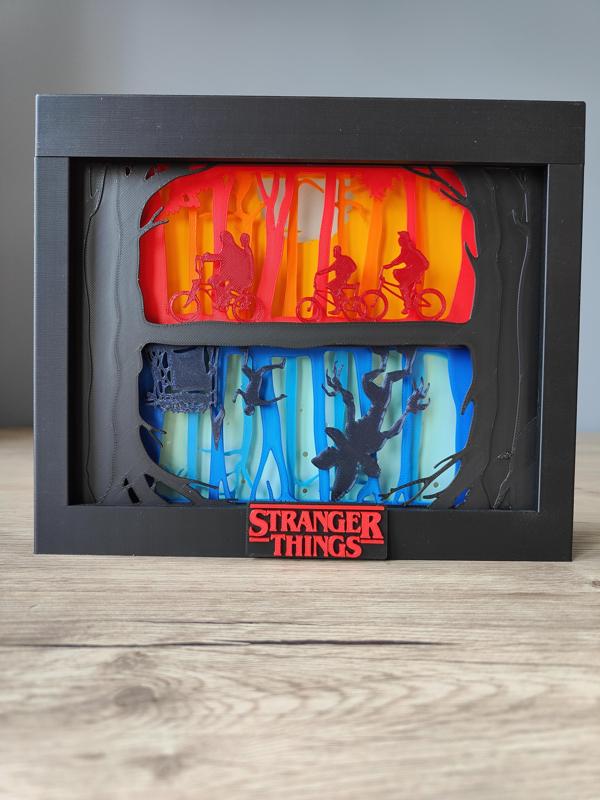 Stranger Things The Upside Down Shadow Box
