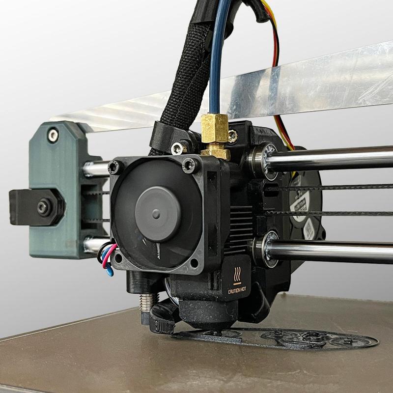 Prusa Mini+ Bambu A1 Hotend Mount & Fan-Duct