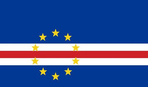 Cabo Verde national flag (Cape Verde/Kapverdy)