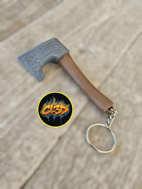 Viking Axe Keychain