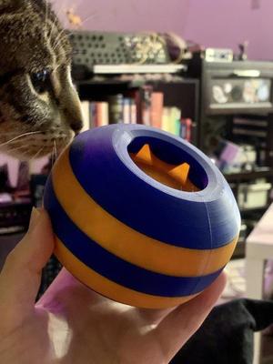 cat feeder toy