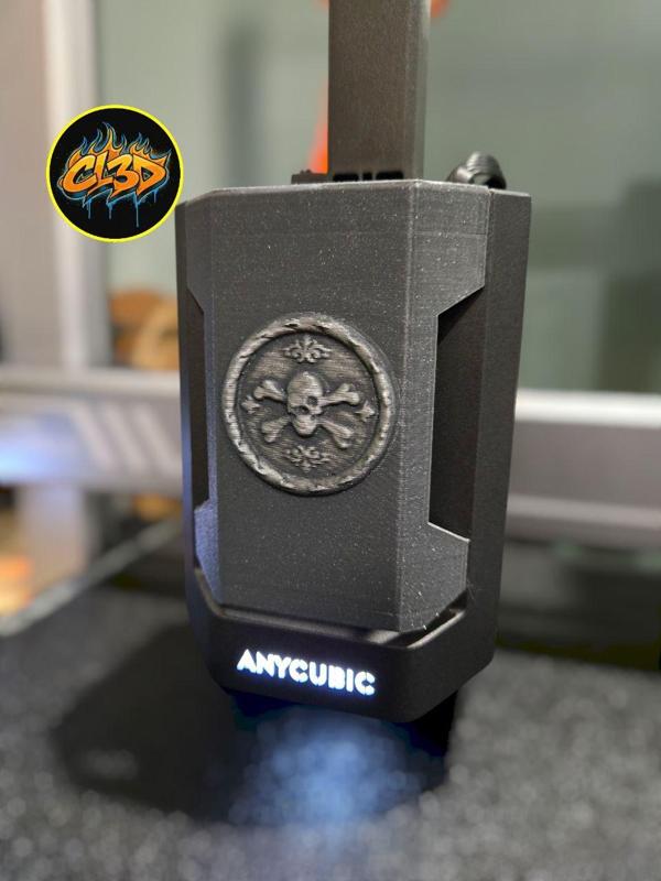 Anycubic Kobra 3 Extruder Cover - Skull and Crossbones