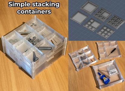 Simple Stacking Trays / Containers