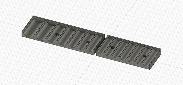 Toolgrid 1/4" deep socket tray