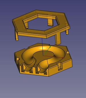 Loseta Loop con 3 sombreros/ Tile Loop with 3 hats