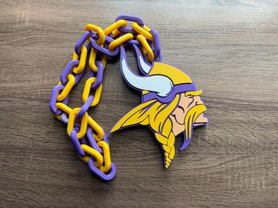 Minnesota Vikings Oversized Necklace, Pendant