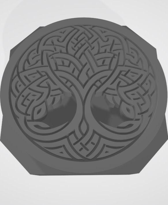 Leather Stamp 65mm Celtic Tree of Life