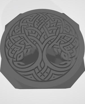 Leather Stamp 65mm Celtic Tree of Life