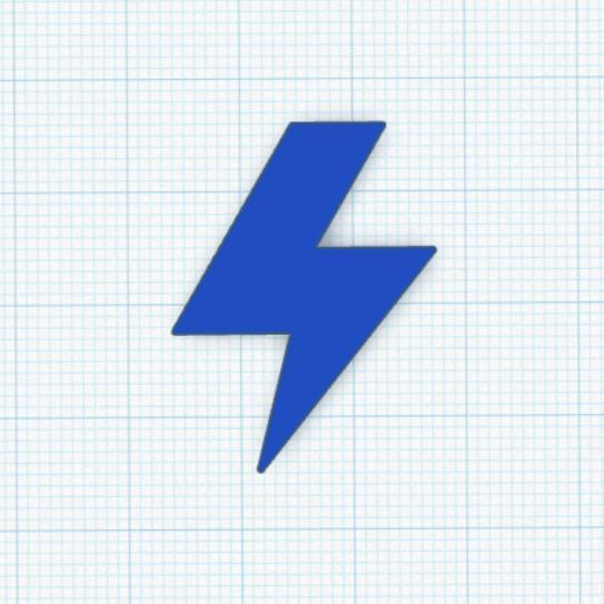 Lightning Bolt Stud Earrings