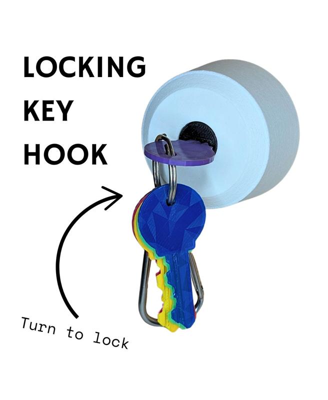 Locking Key Hook