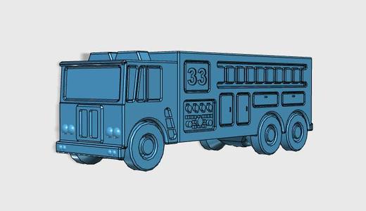 Fire Truck 33 Short (Approved Scale)