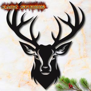 deer wall art woodland animal wall decor 2d animal