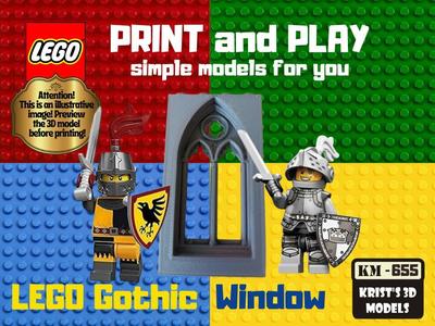 LEGO medieval window