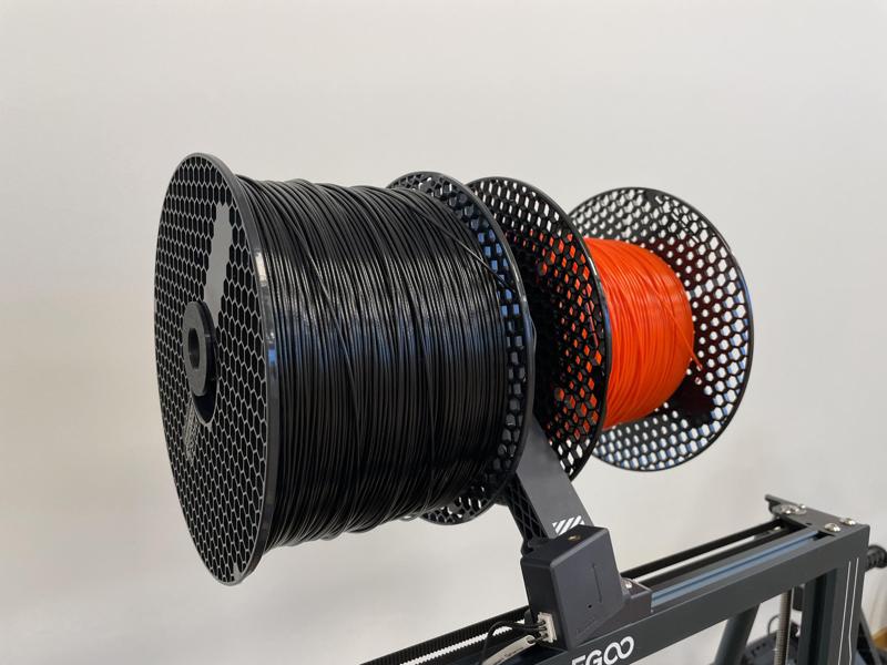 Wide spool holder for Elegoo Neptune 3 and 4