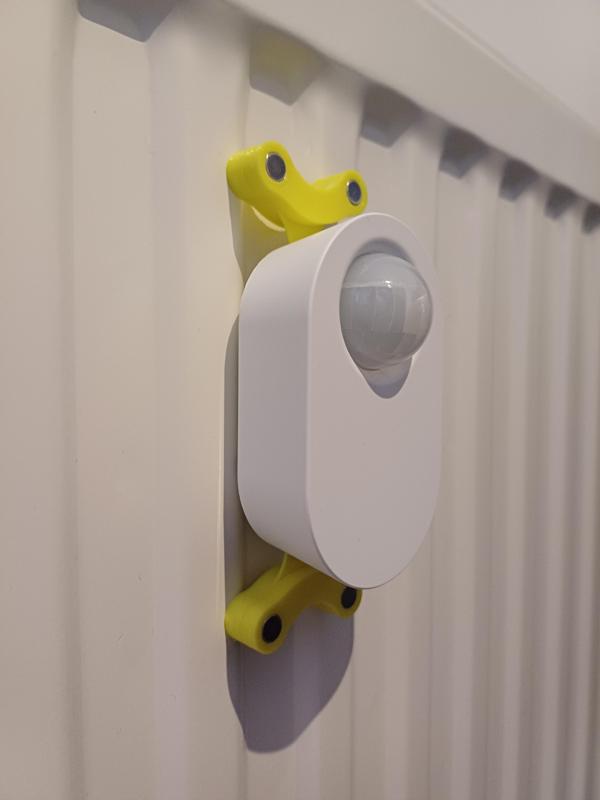 Magnetic fixture for the Tradfri Movement Sensor of IKEA