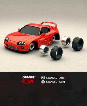 Toyota Supra MK4 | Scale model kit car