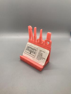  Nail Tech Form Business Card Holder
