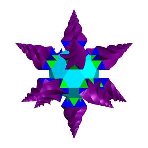 DOROZINSKI TWISTED STAR TRUNCATED ICOSAHEDRON 1