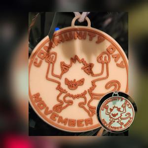Pokemon Go Community Day #94 coin - Mankey Ornament