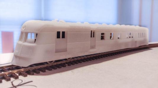 HO Scale ACF MotoRailer - Missouri and Arkansas Prototype - Shell